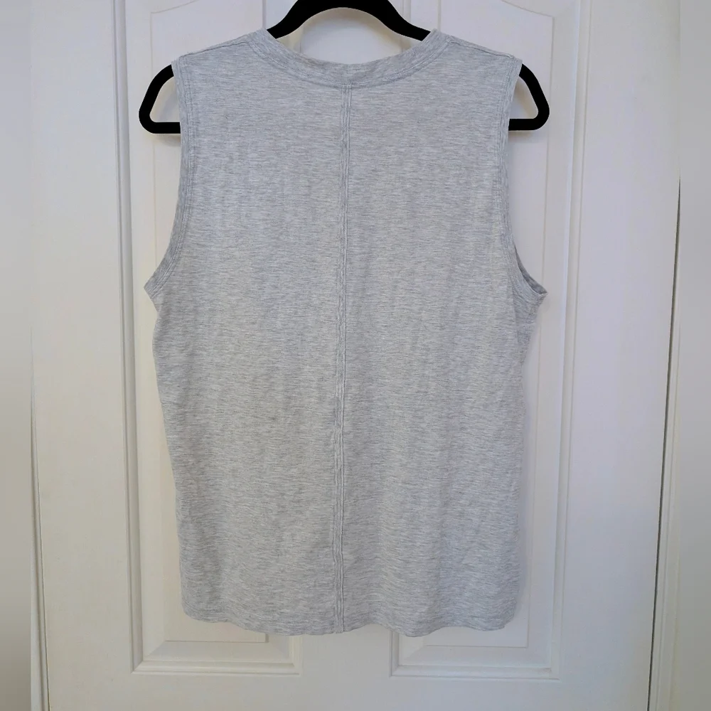 Lululemon All Yours Tank Top In Heathered Core Ultra Light Size 8 - Picture 4 of 5